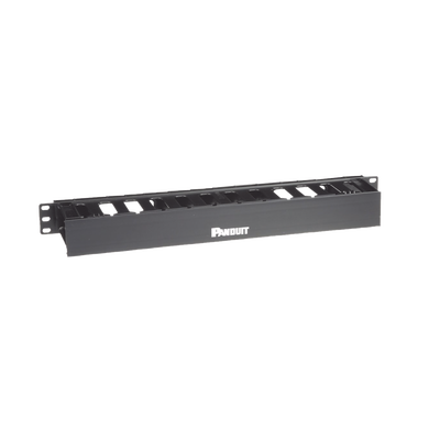 Organizador de Cables Horizontal PatchLink, Sencillo (Solo Frontal), Para Rack de 19in, 1UR