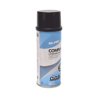 Limpiador desengrasante en aerosol dielectrico, para tarjetas electrónicas y circuitos, bote 454 ml